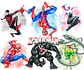 Kit digital homem aranha aquarela png clipart digital - Thumbnail 1