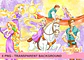 Kit digital rapunzel aquarela png clipart digital - Thumbnail 1