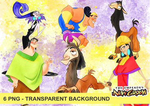 Kit digital nova onda imperador aquarela png clipart digital