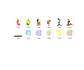 Kit digital nova onda imperador aquarela png clipart digital - thumbnail 2