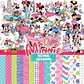Kit digital minnie e margarida png clipart, papel digital - thumbnail 1