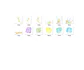 Kit digital sininho aquarela png clipart digital - thumbnail 2