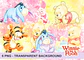 Kit digital ursinho pooh aquarela png clipart digital - Thumbnail 1