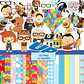 Kit digital up altas aventuras png clipart, papel digital - thumbnail 1