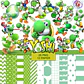 Kit digital yoshi png clipart, papel digital - Thumbnail 1