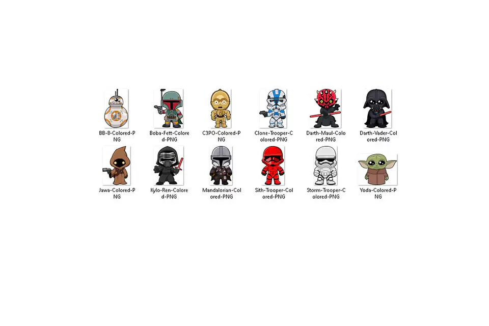 Kit digital star wars png clipart, papel digital 3