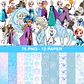 Kit digital frozen png clipart, papel digital - thumbnail 1