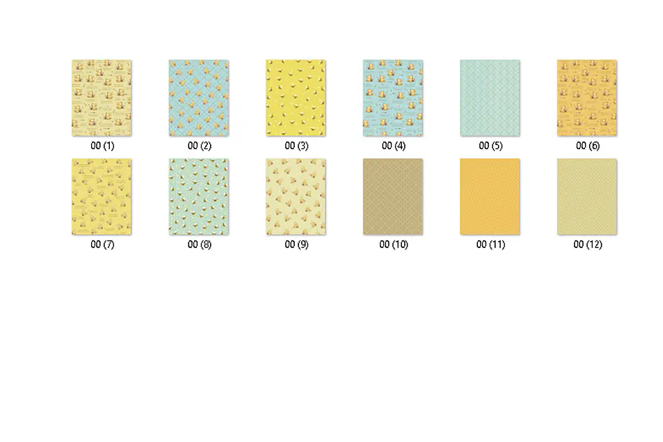 Kit digital pooh classico png clipart, papel digital 4