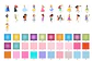 Kit digital princesa kawaii png clipart, papel digital - thumbnail 2