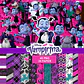 Kit digital vampirina png clipart, papel digital - thumbnail 1