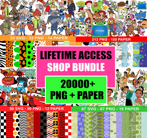 Kit digital acesso vitalício todos pacotes png clipart, papel digital