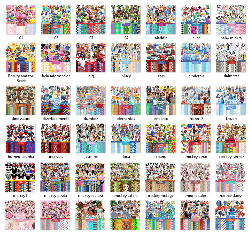 Kit digital acesso vitalício todos pacotes png clipart, papel digital 2