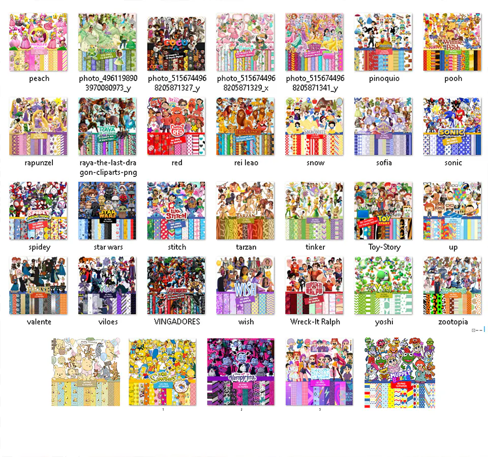 Kit digital acesso vitalício todos pacotes png clipart, papel digital 3
