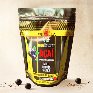 <b>AÇAÍ QUINOA SHAKE.</b>  Energía natural y vitalidad para los años que vienen