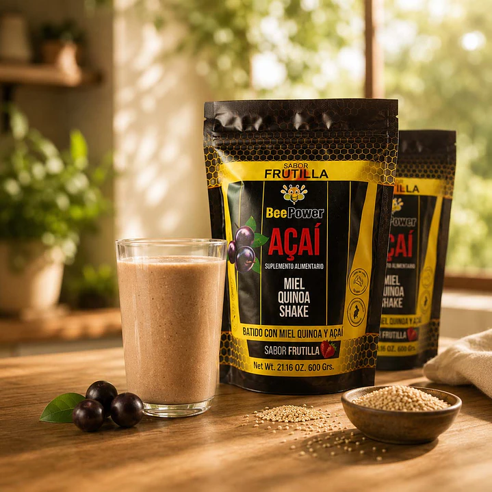 <b>Haz de tu bienestar un hábito. Pack x2 Açaí Quinoa Shake</b>  1