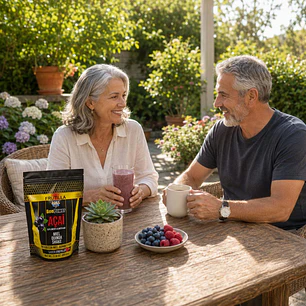 <b>AÇAÍ QUINOA SHAKE.</b>  Energía natural y vitalidad para los años que vienen