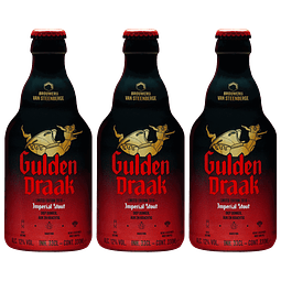 3x Gulden Draak Imperial Stout botella 330cc - Beer Square