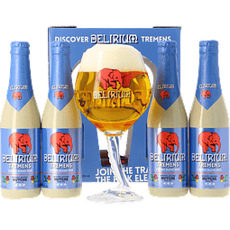 Pack Regalo Discover Tremens Copa Trompa + 4 botellas 330cc - Beer Square