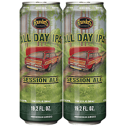 2x Founders All Day IPA Big lata 19,2oz (567cc) - Beer Square