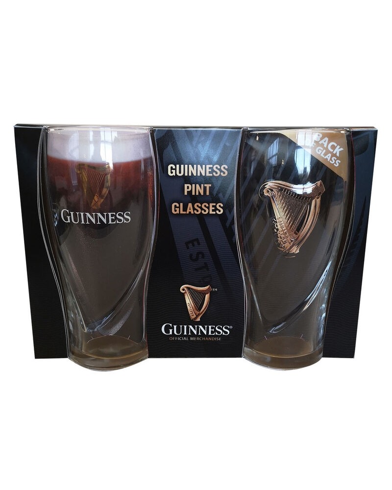 Guinness Set 2 Vasos Pinta 20oz - Official Merchandise