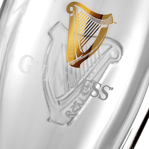 Guinness Vaso Pinta 20oz  Official Merchandise