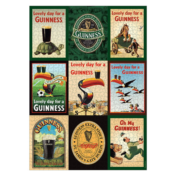Guinness Puzzle Rompecabezas Ads Design 1000 piezas  Official Merchandise 3
