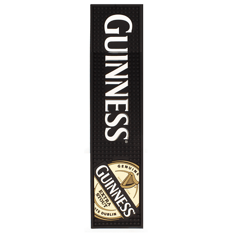 Guinness Home Bar Set (10x Guinness Draught 330cc + Bar Runner Extra Stout + Vaso Pinta 20oz Official Merchandise)