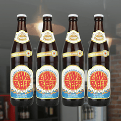 4x Schneider Weisse Love Beer botella 500cc