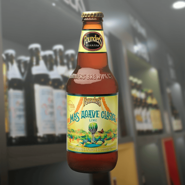 Founders Más Agave Lime (Imperial Gose c/ Lima Tequila Barrel Aged) 1