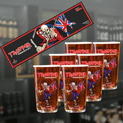 Trooper Bar Runner Rojo + 6 Vasos Pinta Trooper