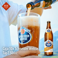 10x Schneider Weisse Tap7 Original botella 500cc