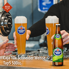 10x Schneider Weisse Tap5 Hopfenweisse botella 500cc