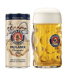 Pack Paulaner Oktoberfest (Lager/German Festbier) + Vaso Schopero 1 Litro