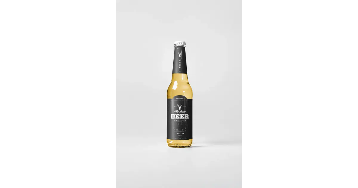 Lager Beer Bottle