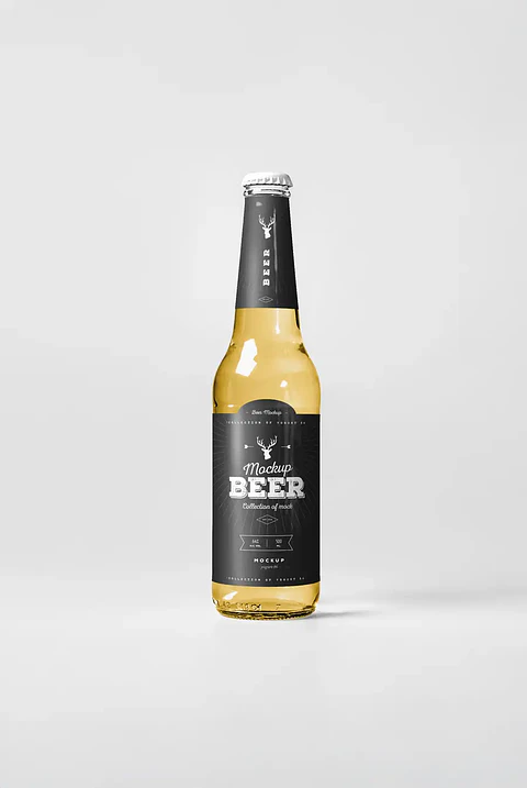 Lager Beer Bottle
