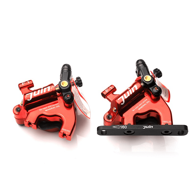 JUIN TECH F1 -  KIT FRENO TIRO CORTO - FM - DISCO 160 - ROJO