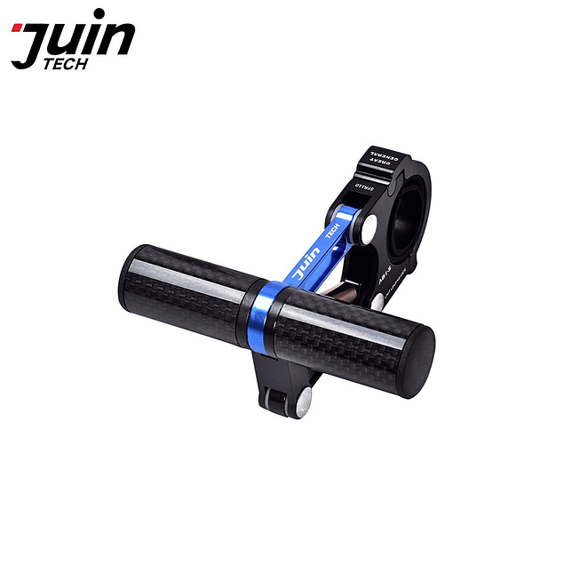 JUIN TECH AB1-S - SOPORTE DE CARBONO/ALUMINIO DE CAMARAS/GPS/TELEFONO - CON SUSPENSION - PARA MANUBRIO DE BICICLETA - AZUL