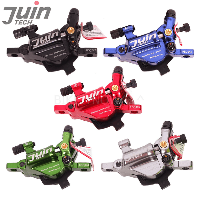 JUIN TECH R1 -  KIT FRENO TIRO CORTO - PM - DISCO 160 - ROJO