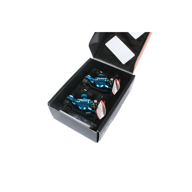 JUIN TECH GT-P - KIT FRENO HIBRIDO TIRO CORTO - 4 PISTONES - PM - COLOR AZUL