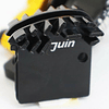 JUIN TECH X1 - KIT FRENO DE DISCO HIDRAULICO ACCIONADO POR CABLE - PM - PASTILLAS Y DISCOS CON DIFUSORES DE CALOR – PARA RUTA/CX/GRAVEL - BLACK