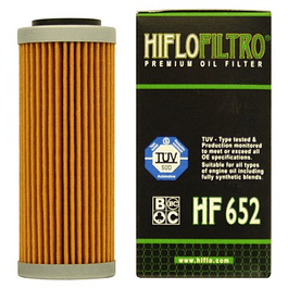 FILTRO DE ACEITE PARA MOTOR - DE PAPEL - APROBADO POR KTM - HF 652