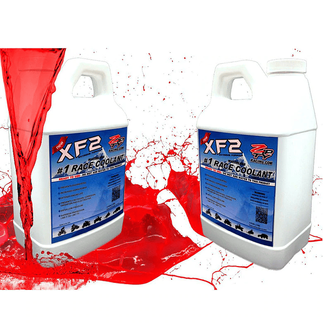 XF2 - REFRIGERANTE SIN AGUA PARA MOTOCICLETAS DE COMPETICION (4.75LBS.) FABRICADO EN USA