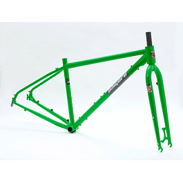 FRAMESET CROMOLY CICLOTURISMO - VERDE