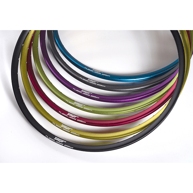 LLANTA DGR COLOR TUBELESS 32H - COLOR ROJO