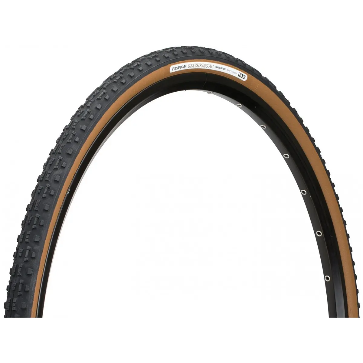 Panaracer GravelKing AC Tire 700x35C Tubeless Ready - Brown main image 0