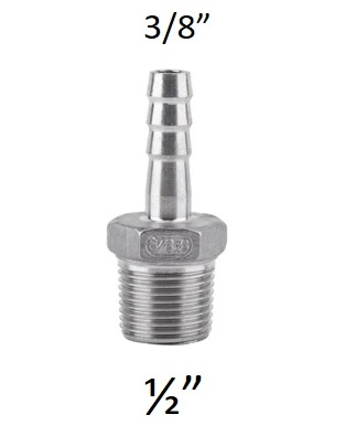 Niple Manguera HE 1/2"