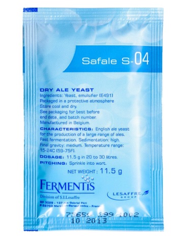 Levadura Safale S-04