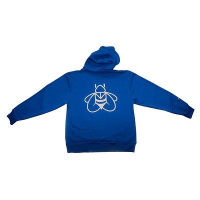 HOODIE "BE LIKE WATER" BORDADO BLUE