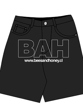 JORTS "WWW BLACK"