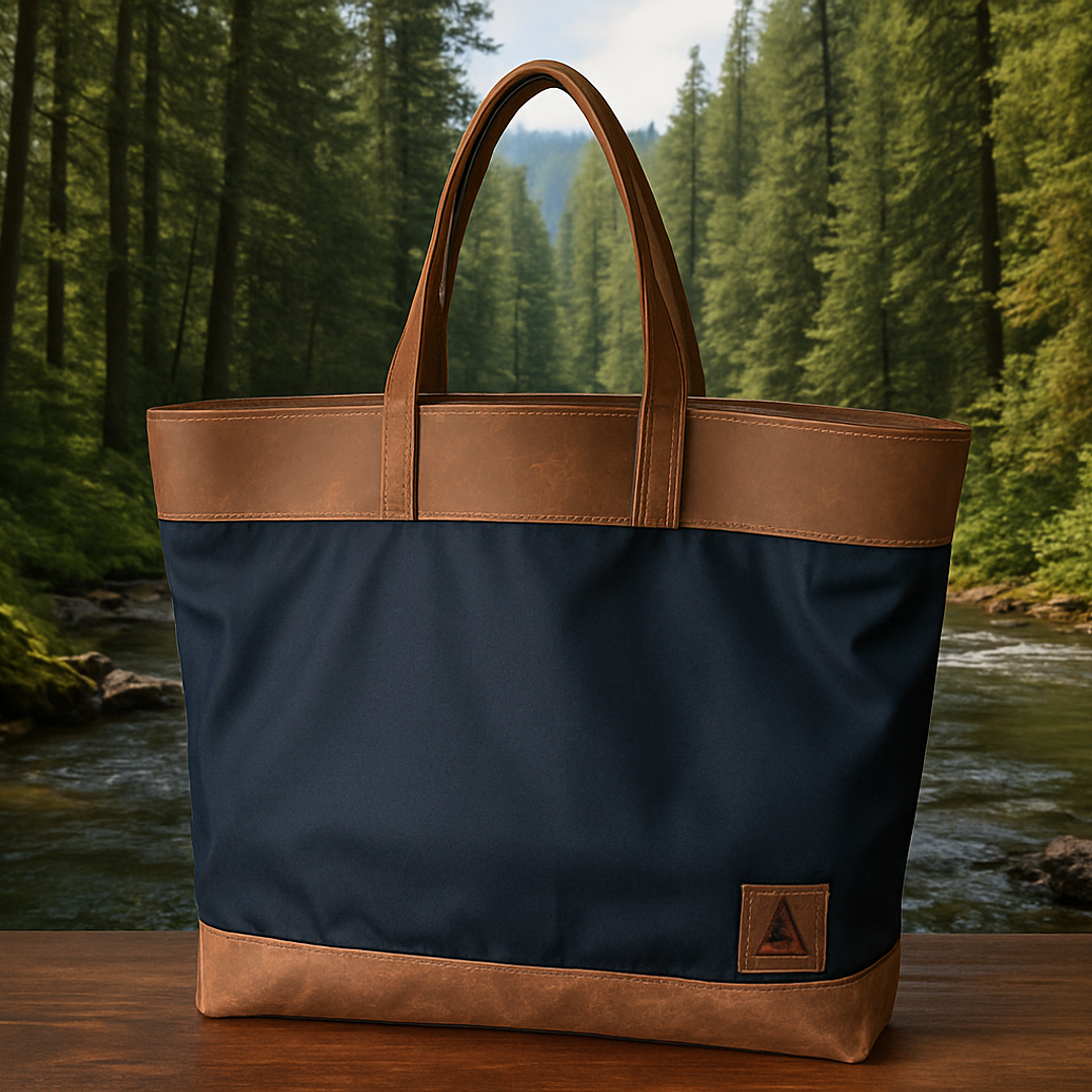 Bolso Beginning EDC – Cuero Rústico Premium & Oxford 600D 1